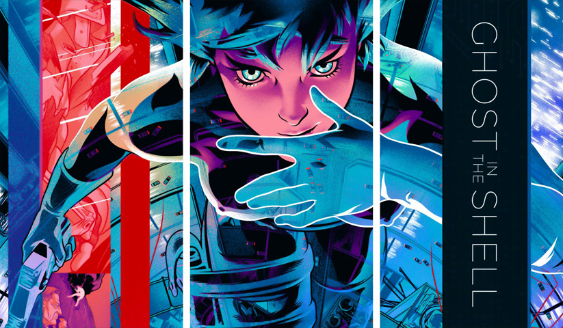 Ghost in the Shell – 3 Panels – Multiple Sizes | Home Decor