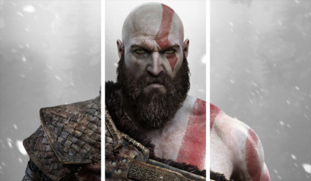 God of War – 3 Panels – Multiple Sizes | Home Decor
