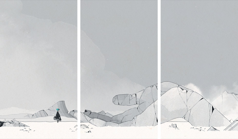 Gris – 3 Panels – Multiple Sizes | Home Decor