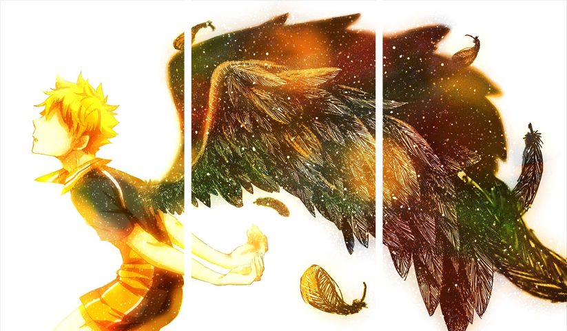 لوحة Haikyuu! – ثلاثة قطع – برشة أحجام | ديكور دارك