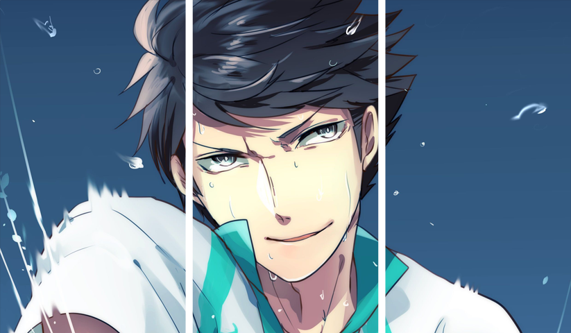 لوحة Haikyuu! – ثلاثة قطع – برشة أحجام | ديكور دارك