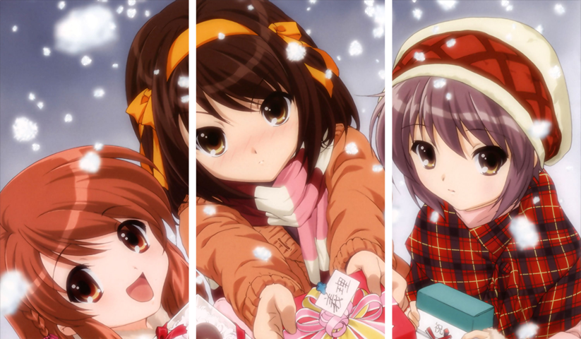Haruhi Suzumiya – 3 Panels – Multiple Sizes | Home Decor