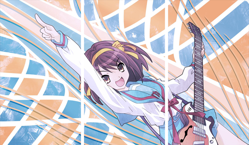 Haruhi Suzumiya – 3 Panels – Multiple Sizes | Home Decor