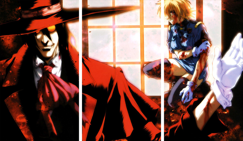 لوحة Hellsing Ultimate – ثلاثة قطع – برشة أحجام | ديكور دارك