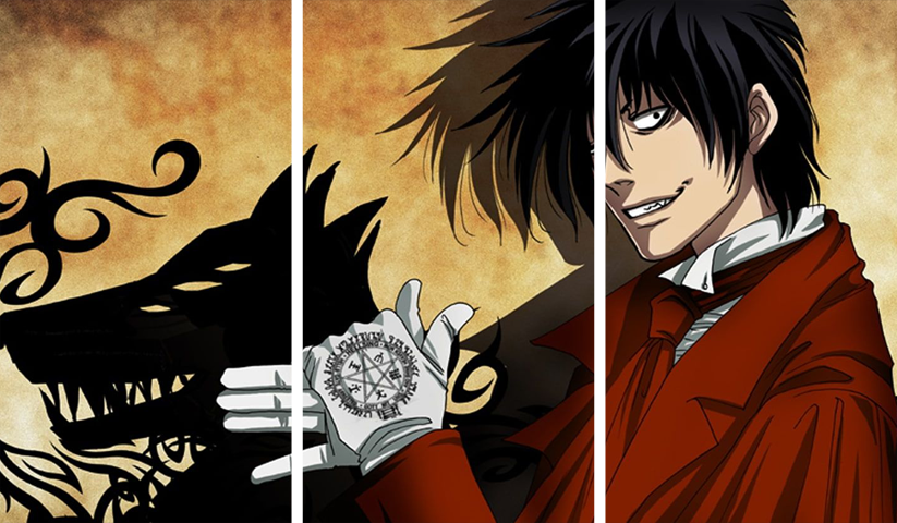لوحة Hellsing Ultimate – ثلاثة قطع – برشة أحجام | ديكور دارك