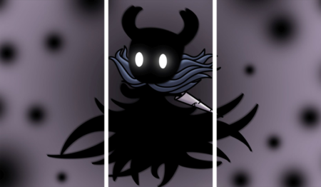لوحة Hollow Knight – ثلاثة قطع – برشة أحجام | ديكور دارك
