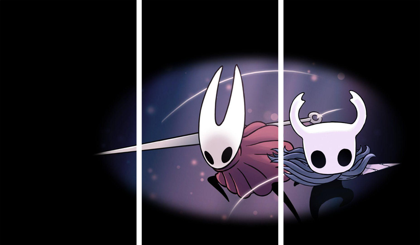 لوحة Hollow Knight – ثلاثة قطع – برشة أحجام | ديكور دارك