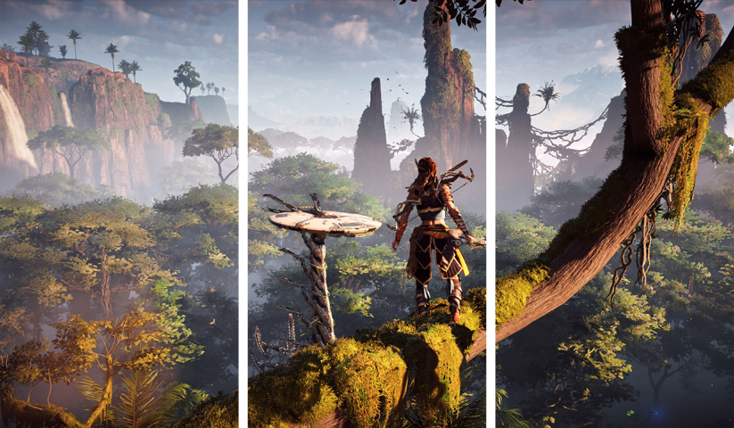 Horizon Zero Dawn – 3 Panels – Multiple Sizes | Home Decor