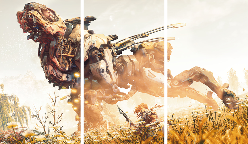Horizon Zero Dawn – 3 Panels – Multiple Sizes | Home Decor