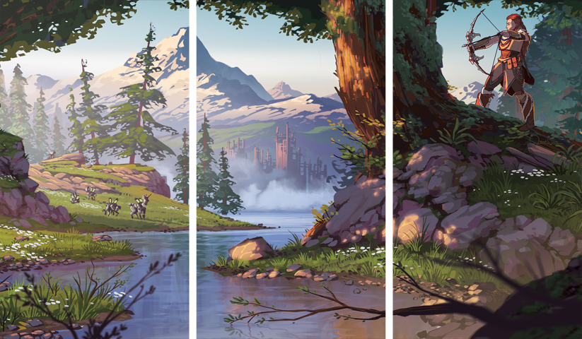 Horizon Zero Dawn – 3 Panels – Multiple Sizes | Home Decor