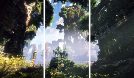 Horizon Zero Dawn – 3 Panneaux – Plusieurs Tailles | Décoration Maison