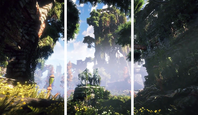Horizon Zero Dawn – 3 Panels – Multiple Sizes | Home Decor