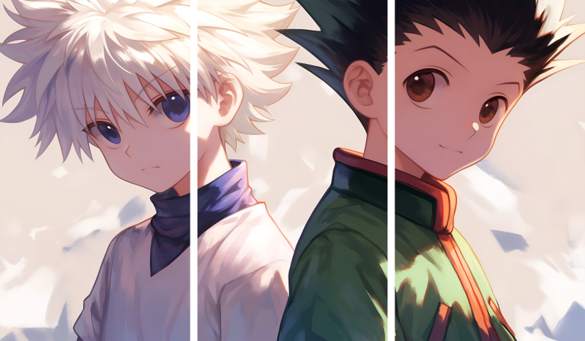 لوحة Hunter X Hunter HXH – ثلاثة قطع – برشة أحجام | ديكور دارك