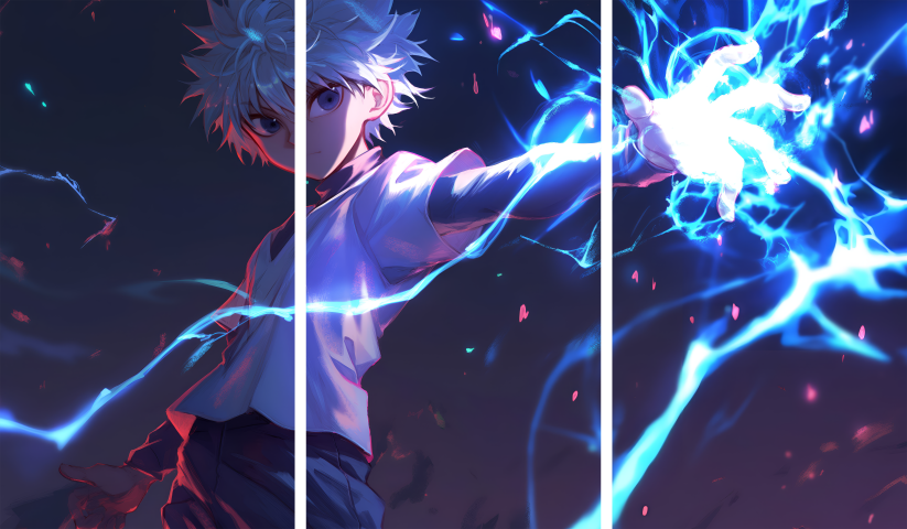 لوحة Hunter X Hunter HXH – ثلاثة قطع – برشة أحجام | ديكور دارك