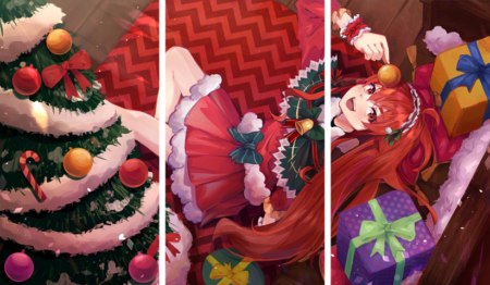 لوحة Jobless Reincarnation – ثلاثة قطع – برشة أحجام | ديكور دارك