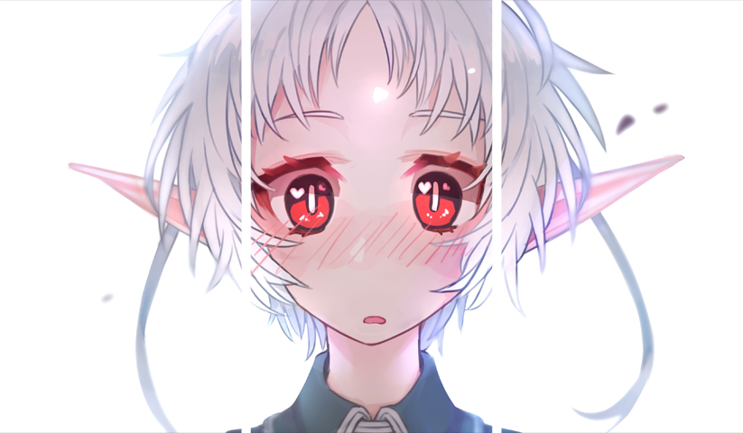 لوحة Jobless Reincarnation – ثلاثة قطع – برشة أحجام | ديكور دارك