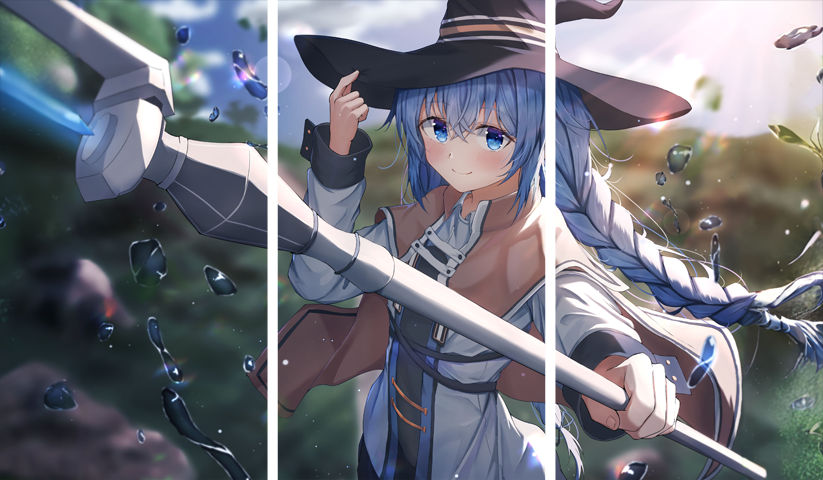 لوحة Jobless Reincarnation – ثلاثة قطع – برشة أحجام | ديكور دارك