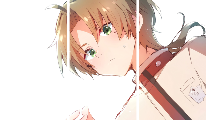 لوحة Jobless Reincarnation – ثلاثة قطع – برشة أحجام | ديكور دارك