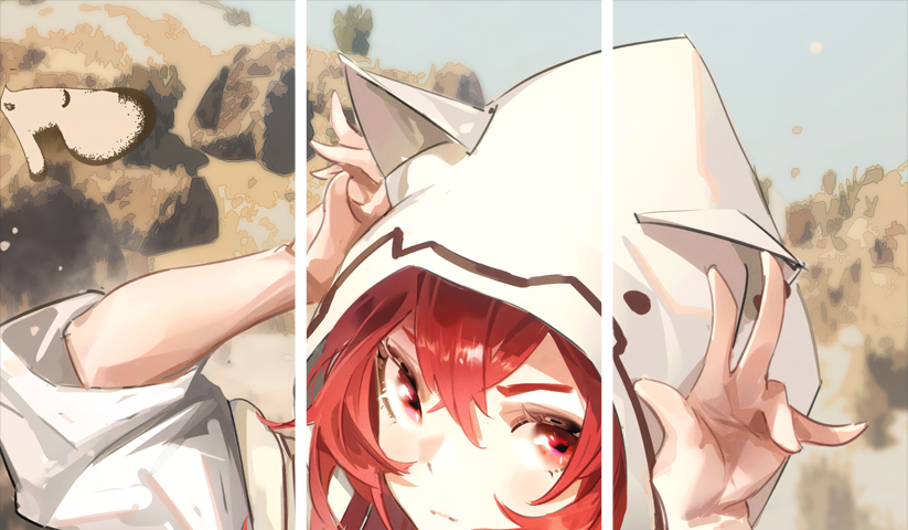 لوحة Jobless Reincarnation – ثلاثة قطع – برشة أحجام | ديكور دارك