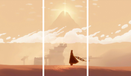 لوحة Journey – ثلاثة قطع – برشة أحجام | ديكور دارك