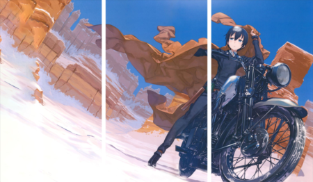 لوحة Kino’s Journey – ثلاثة قطع – برشة أحجام | ديكور دارك