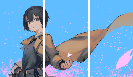 لوحة Kino’s Journey – ثلاثة قطع – برشة أحجام | ديكور دارك