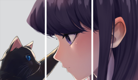 Komi Can’t Communicate – 3 Panels – Multiple Sizes | Home Decor