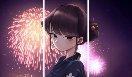 Komi Can’t Communicate – 3 Panels – Multiple Sizes | Home Decor