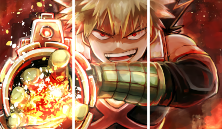 لوحة My Hero Academia – ثلاثة قطع – برشة أحجام | ديكور دارك