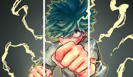 My Hero Academia – 3 Panneaux – Plusieurs Tailles | Décoration Maison