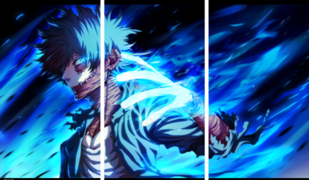 لوحة My Hero Academia – ثلاثة قطع – برشة أحجام | ديكور دارك