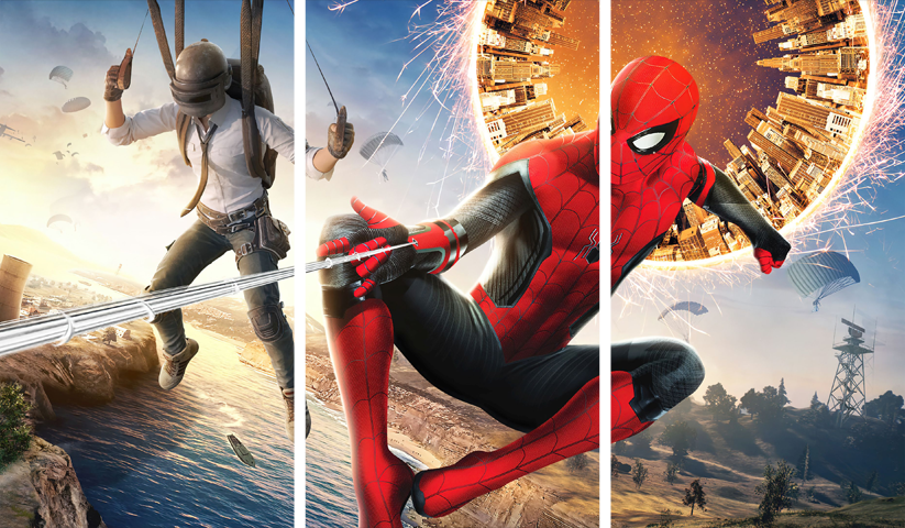 PUBG – 3 Panels – Multiple Sizes | Home Decor