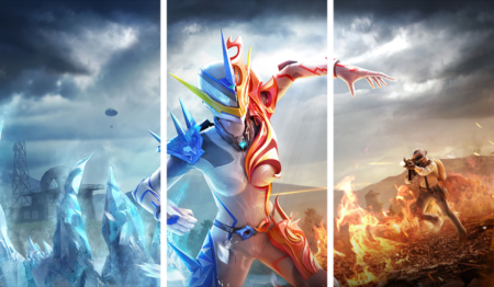 لوحة PUBG – ثلاثة قطع – برشة أحجام | ديكور دارك