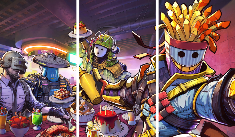 PUBG – 3 Panels – Multiple Sizes | Home Decor