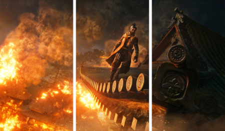 Sekiro Shadows Die Twice – 3 Panneaux – Plusieurs Tailles | Décoration Maison