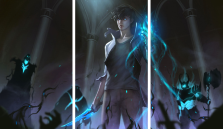 Solo Leveling – 3 Panels – Multiple Sizes | Home Decor