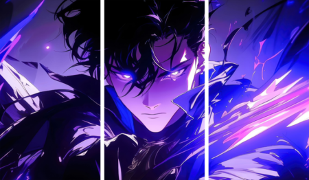 لوحة Solo Leveling – ثلاثة قطع – برشة أحجام | ديكور دارك