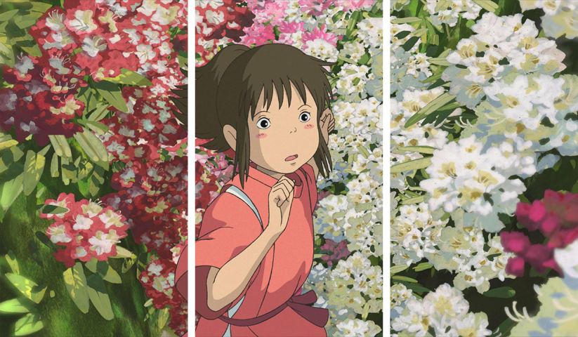 Spirited Away – 3 Panneaux – Plusieurs Tailles | Décoration Maison