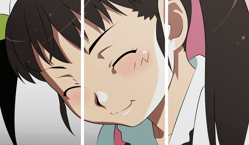 لوحة The Monogatari Series – ثلاثة قطع – برشة أحجام | ديكور دارك