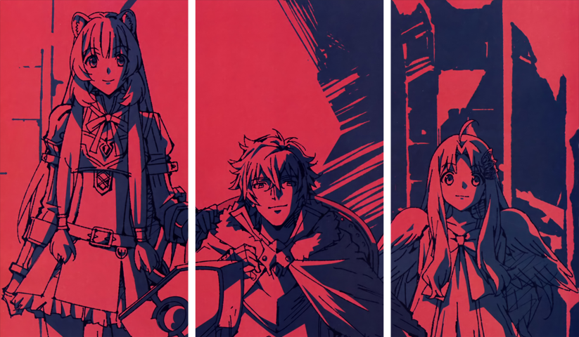 The Rising of the Shield Hero – 3 Panels – Multiple Sizes | Home Decor