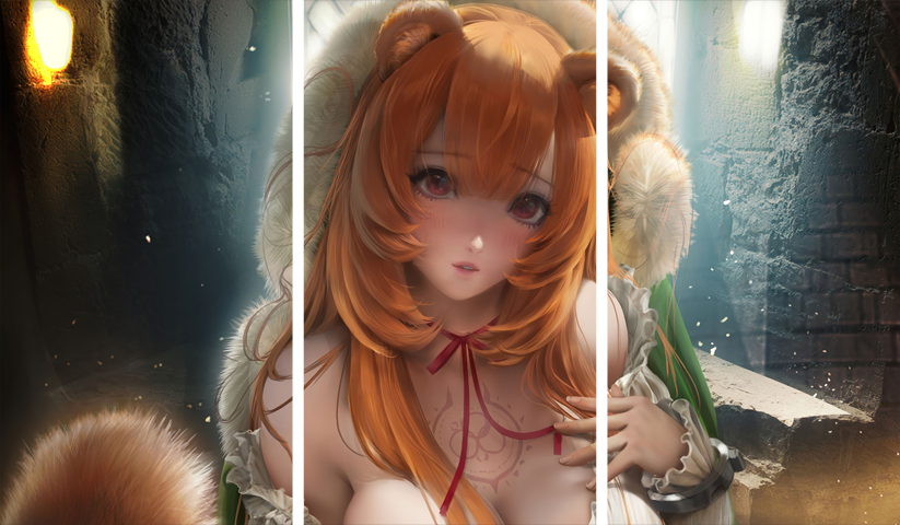 The Rising of the Shield Hero – 3 Panels – Multiple Sizes | Home Decor