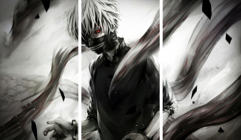 Tokyo Ghoul – 3 Panels – Multiple Sizes | Home Decor