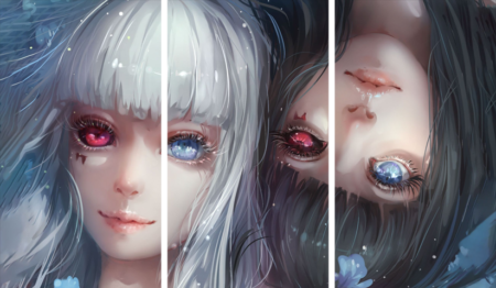 لوحة Tokyo Ghoul – ثلاثة قطع – برشة أحجام | ديكور دارك