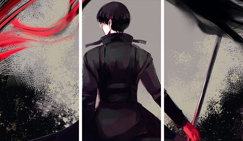 Tokyo Ghoul – 3 Panels – Multiple Sizes | Home Decor