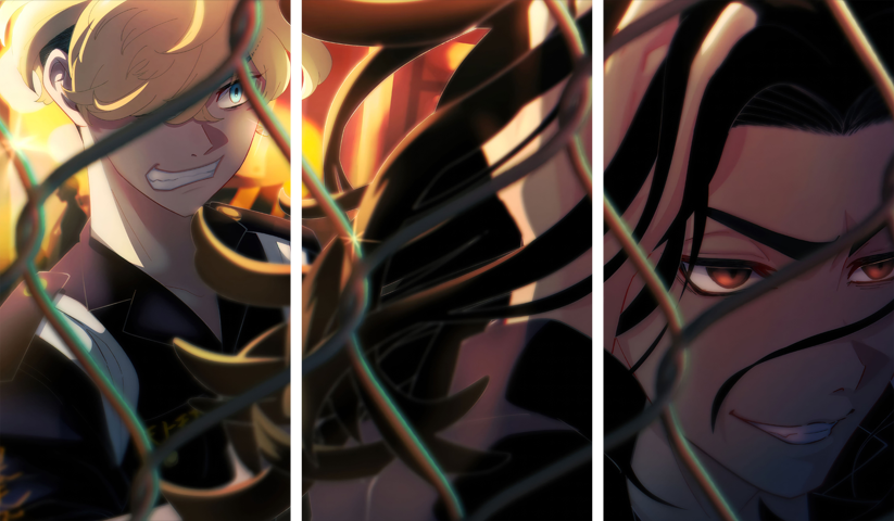 Tokyo Revengers – 3 Panels – Multiple Sizes | Home Decor