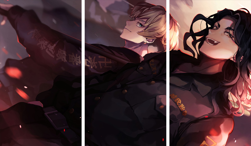 Tokyo Revengers – 3 Panels – Multiple Sizes | Home Decor