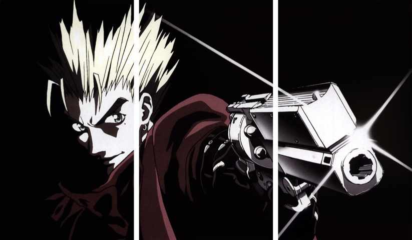 لوحة Trigun – ثلاثة قطع – برشة أحجام | ديكور دارك