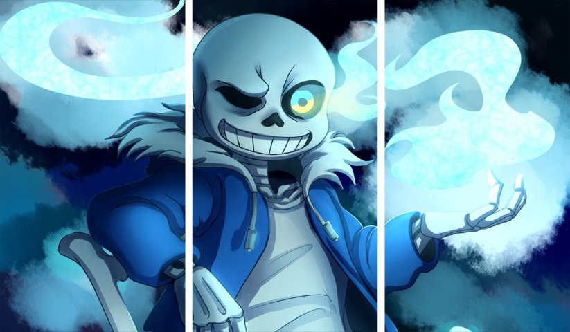 Undertale – 3 Panels – Multiple Sizes | Home Decor