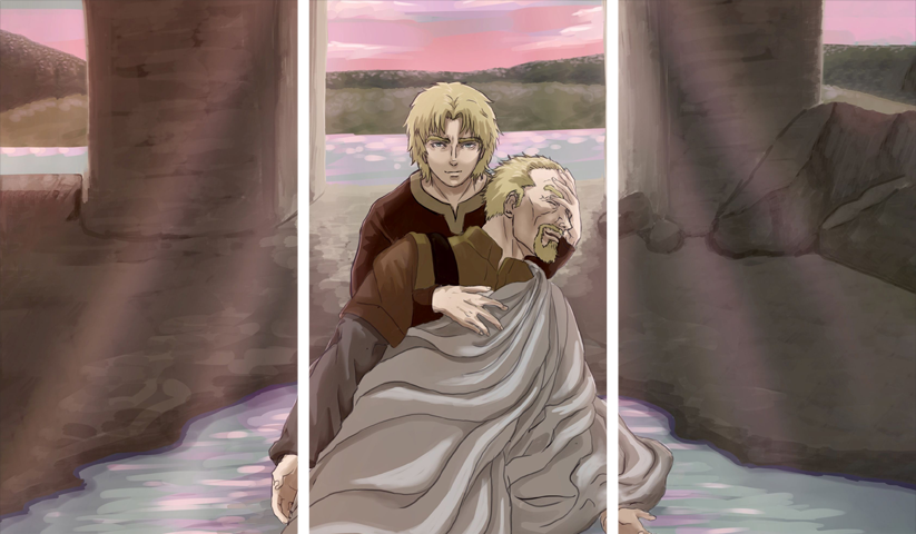 Vinland Saga – 3 Panneaux – Plusieurs Tailles | Décoration Maison