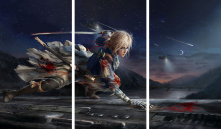 Violet Evergarden – 3 Panels – Multiple Sizes | Home Decor